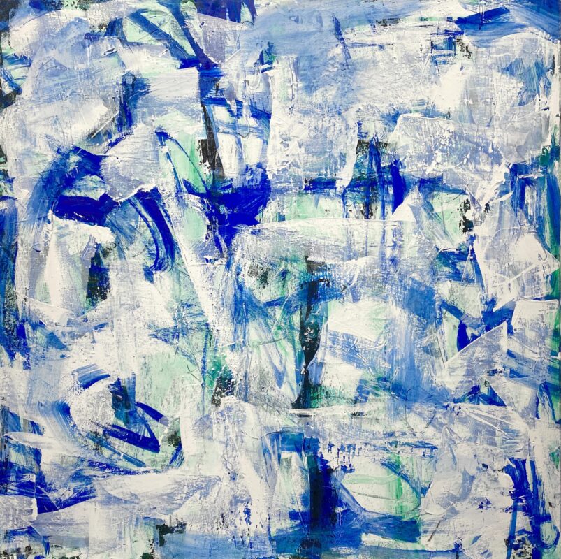 Blom, 97x97 cm, 2018